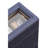 9.3 Inch Navy Blue Textured Leatherette Watch Jewelry Display Case with Tempered Glass Lid & Storage Drawer