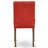 Abbott Parsons Dining Chairs - Firebrick Red Faux Leather Padded Chairs, Set of 2, Mahogany-340798053-340798110