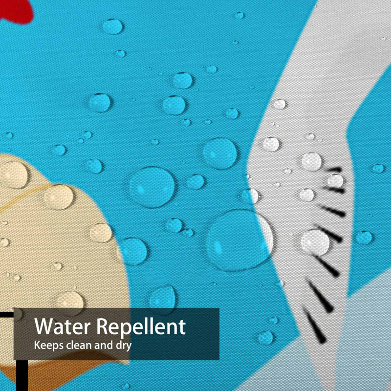 Rideau de douche imperméable Nautic, L 72 po x l 72 po