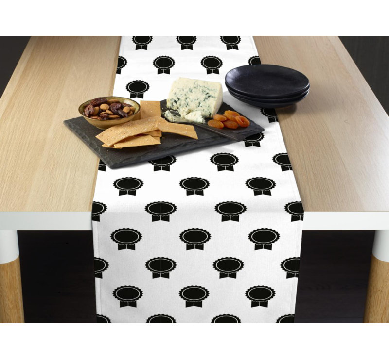 Escudero Geometric Table Runner, 108" L x 14" W