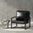 Eritrea Faux Leather Armchair-1724697858