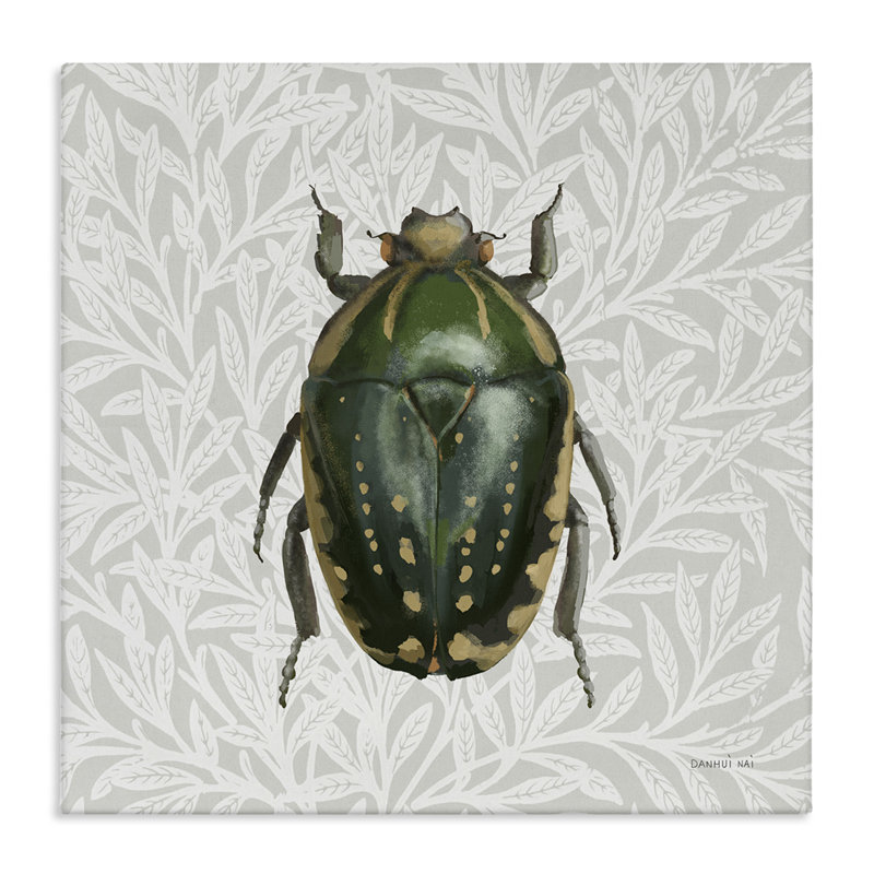 «Beetle with Botanical Motif» par Danhui Nai, H 17 po x l 17 po