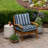 ARDEN Outdoor Plush Modern Tufted Blowfill Deep Seat Set, 24 x 24