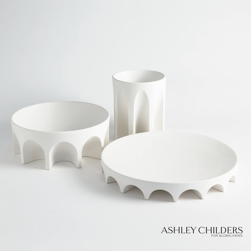 Arches Tabletop Pedestal, 5.75" H x 14.50" W x 14.50" D