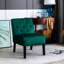 Chaises d'appoint en velours, 2 pièces - Dossier incurvé pour chambre à coucher, salon, bureau 2 pièces, chaises plissées-120260287
