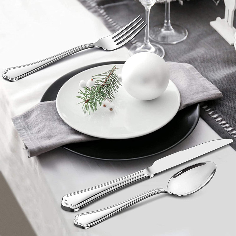 Canora Grey Azzie Stainless Steel Flatware Set - Service for 12
