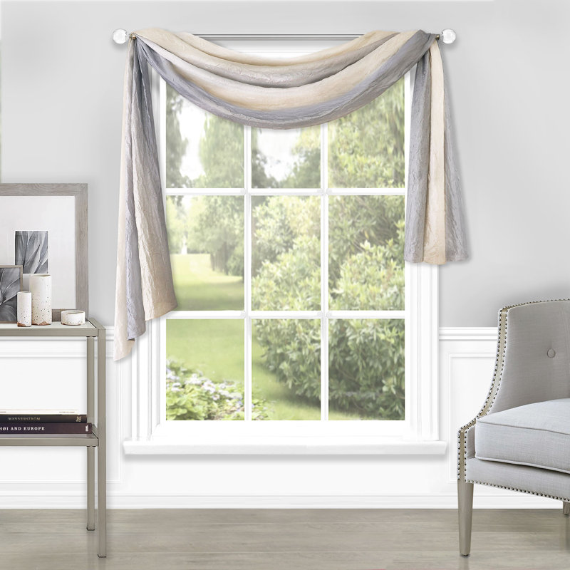 Preslee Semi Sheer Window Scarf Single Panel
