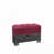 Burgundy/Gray Microfiber