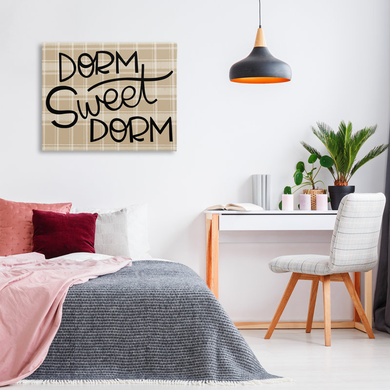 Sweet Dorm sur toile écossaise, design par Mandy Ford Art + Illustration, H 30 po x l 40 po