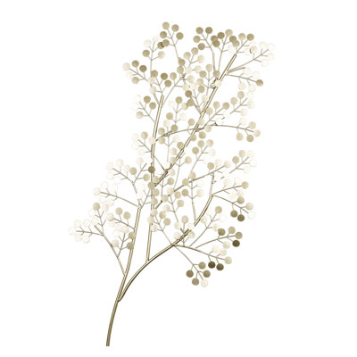 UV Resistant Steel Plants & Flowers Wall Decor