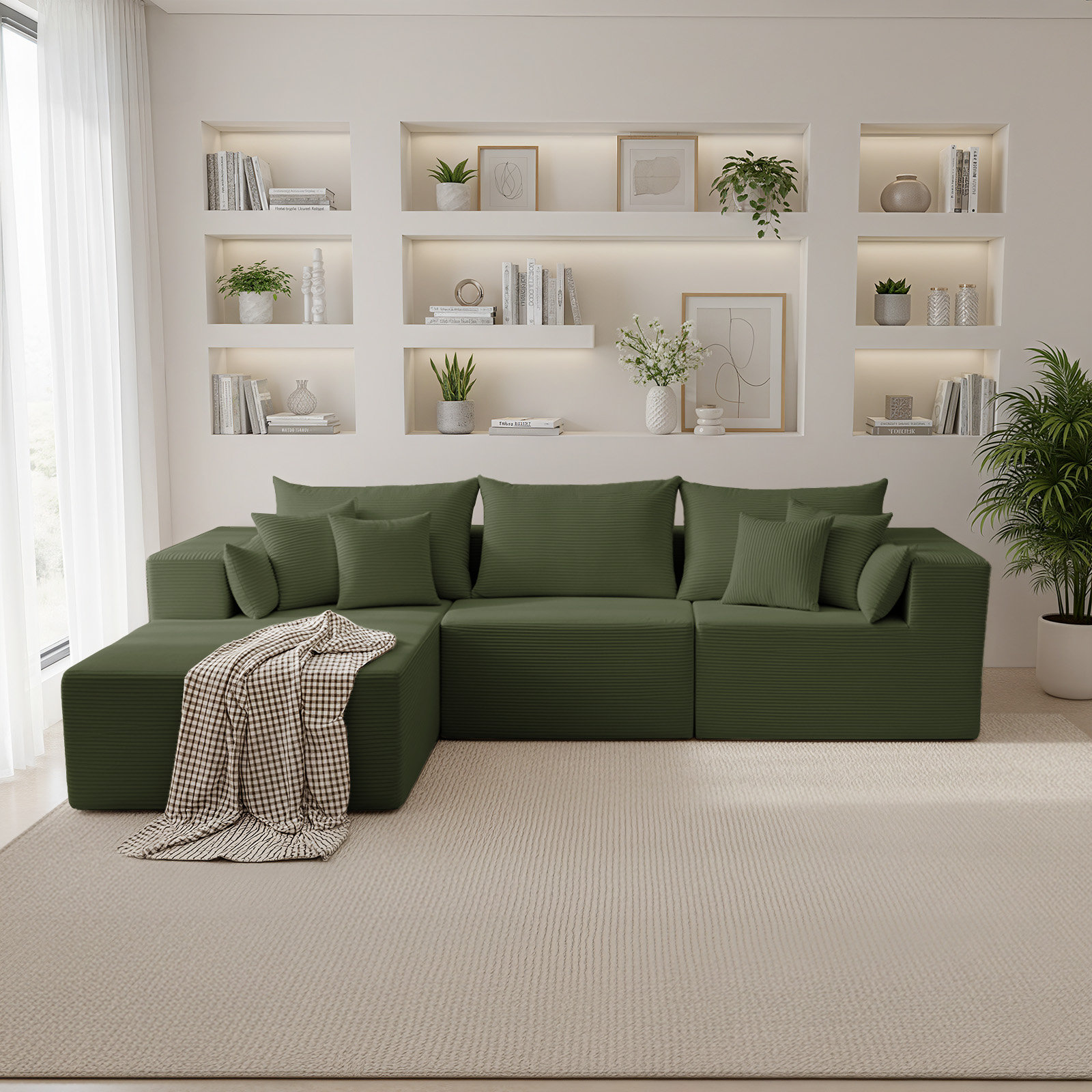 Ebern Designs Modular and combinable sofa set(Set of 4 ) - Wayfair Canada