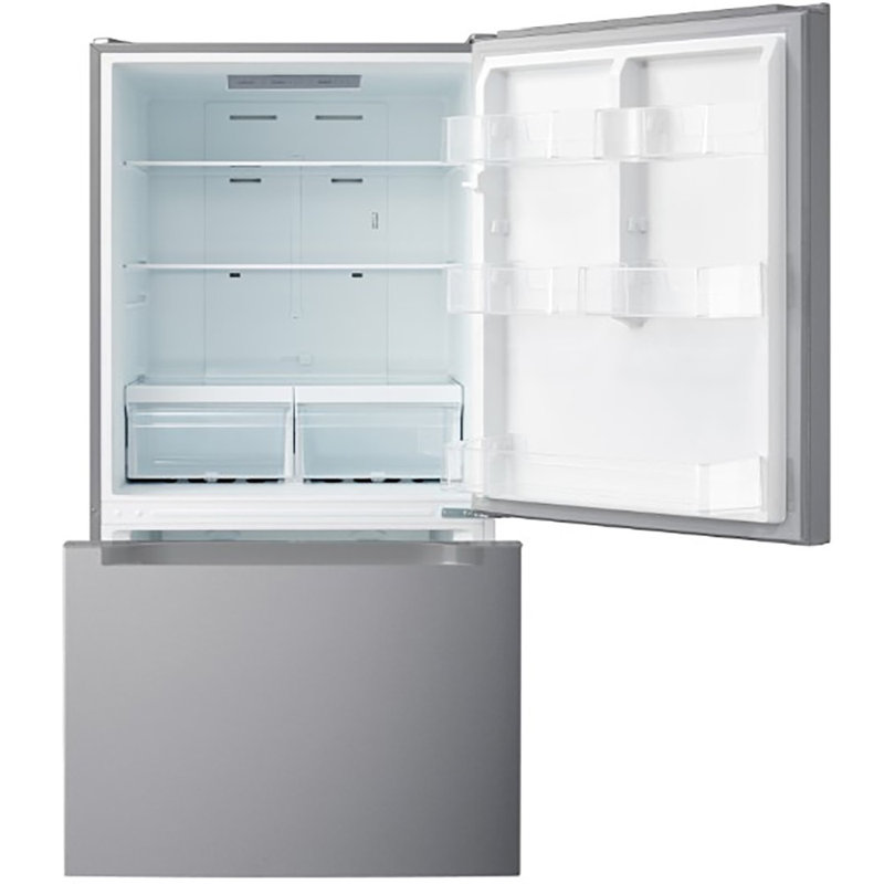 Réfrigérateur à congélateur inférieur 29,5 po Moffat, Acier inoxydable