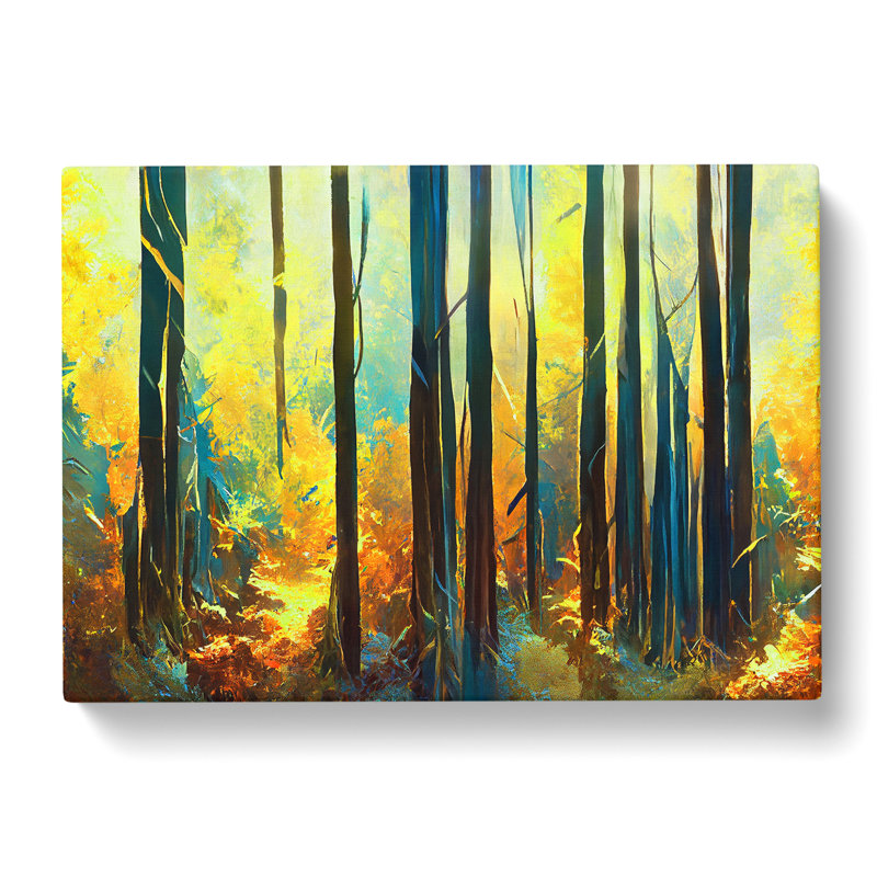 Forest In Abstract Vol.3 - Wrapped Canvas