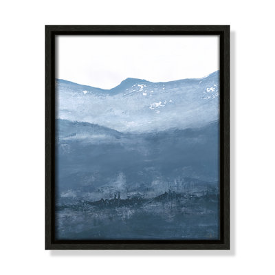 Roni Into the Blue Horizon 1 by Filippo Ioco - Floater Frame Print on Canvas