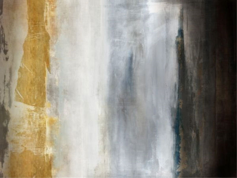 Amber Moods Print by James McAllen, Hand Embellishment Gold, 30" H x 40" W