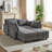 113.5'' Modular Sectiona Corduroy Sofa-2130155044