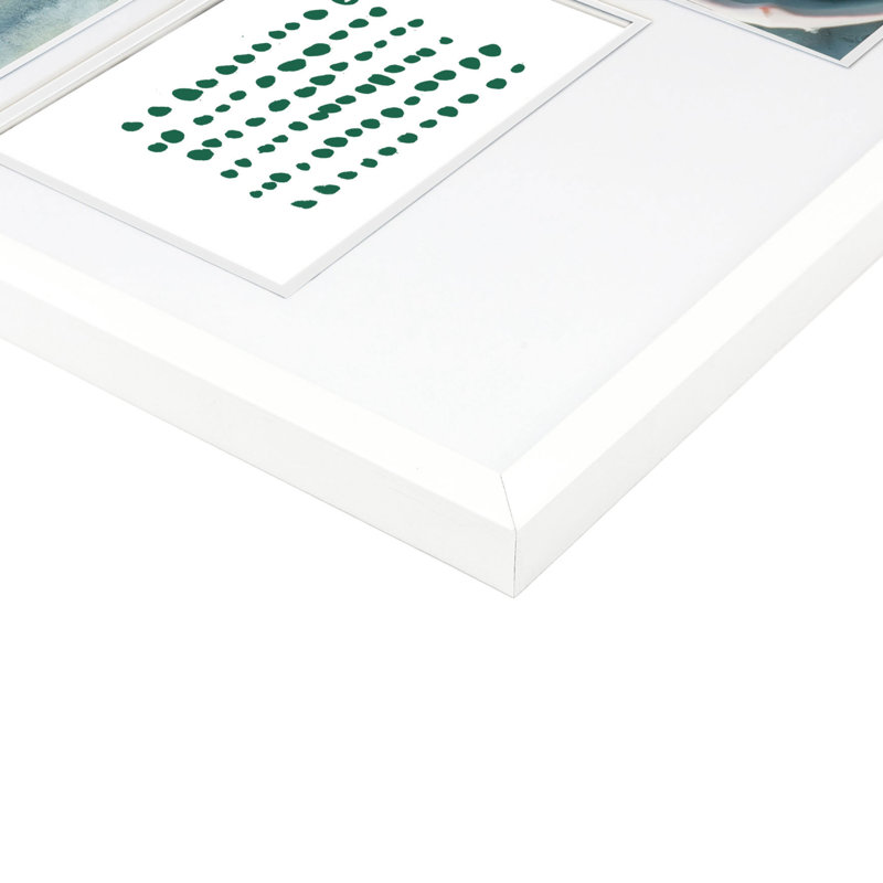 Pullam White Solid Wood Collage Picture Frame