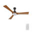 Ventilateur de plafond intelligent à 3 pales DEL avec télécommande et ensemble d'éclairage inclus.-1397996192-1397996193