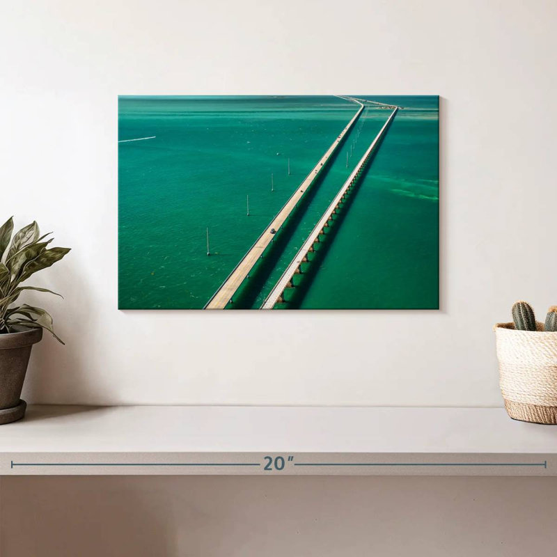 Lilie Peaceful Seven Mile Bridge, H 8 po x l 12 po