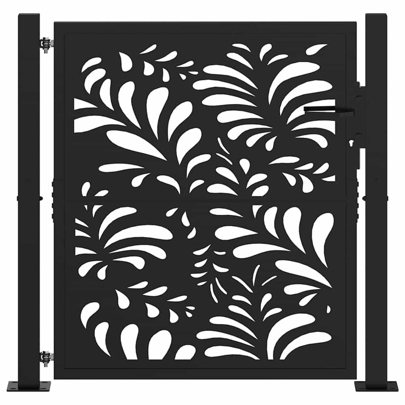 Steel Gate, Black, 106cm H x 105cm W