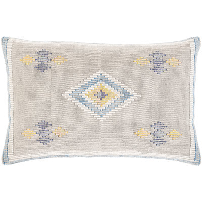  Cotton Geometric Lumbar Pillow Cover