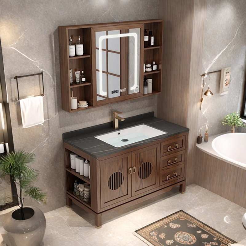 Chinese retro high-end bathroom cabinet