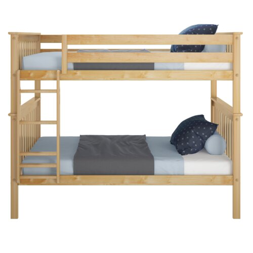 Harriet Bee Bolles Solid Wood Standard Bunk Bed by Harriet Bee ...