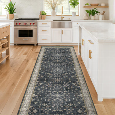 Tapis de couloir noirs 2 x 6