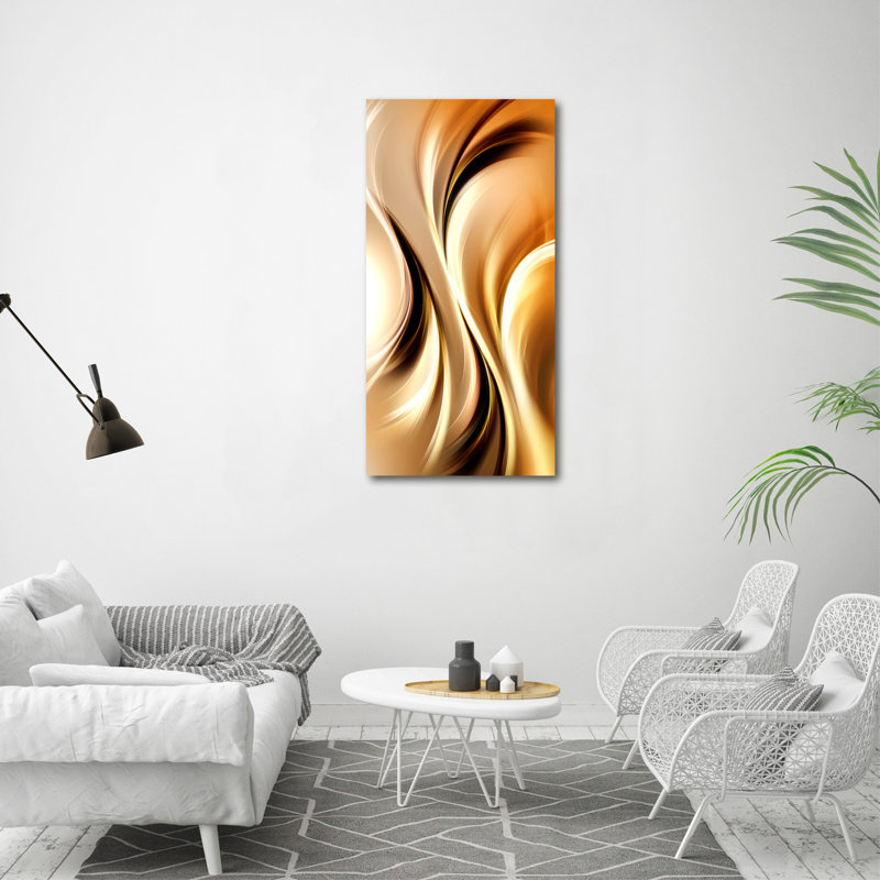 Abstract Waves - Wrapped Canvas Print