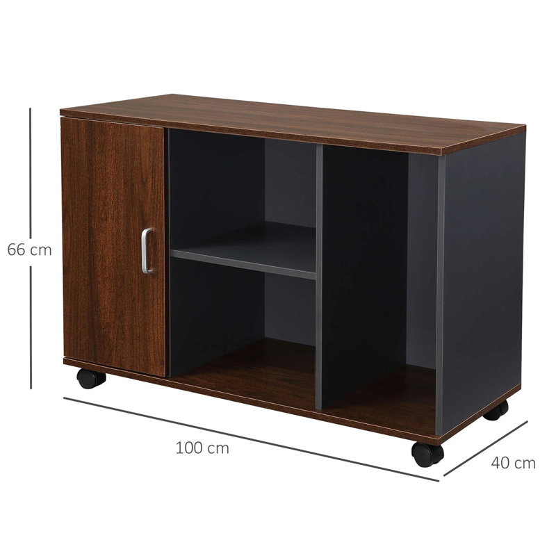 Khemari 100cm Wide Mobile File Cabinet