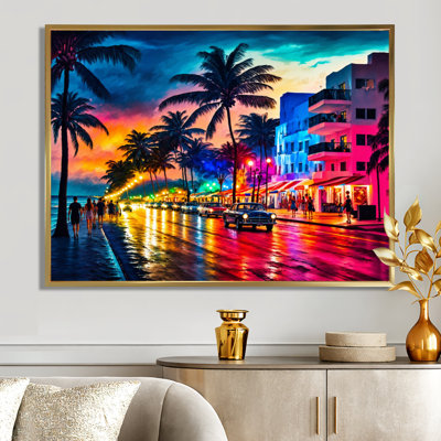 «Miami Beach Holidays 3 Architecture», impressions sur toile Miami