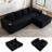 105" Cloud Modular Sectional Couch With L-shape Chaise，no Assembly Required， Comfy Deep Seat Chenille Boneless Couches For Living Room-82140579