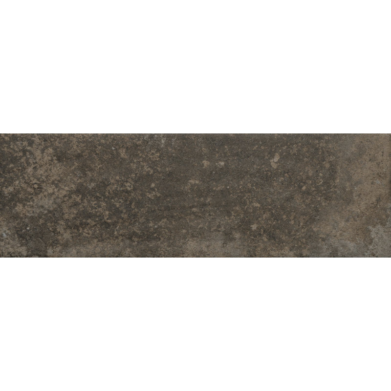 Cypress 4" x 12" Porcelain Marble Look Wall & Floor Tile, Black
