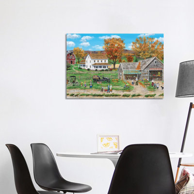 Apple Tree Farm Stand by Bob Fair - Wrapped Canvas Gallery-Wrapped Canvas Giclée