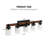 Dimmable Vanity Light with Walnut Bath Bar-1669042141