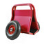 Chariot à panneau ultra-lourd 1000 lb, deux poignées superbes, pneus en caoutchouc solide de 10 po, mouvement tout-terrain pour les plaques de plâtre lourdes et le matériau de la porte (rouge)