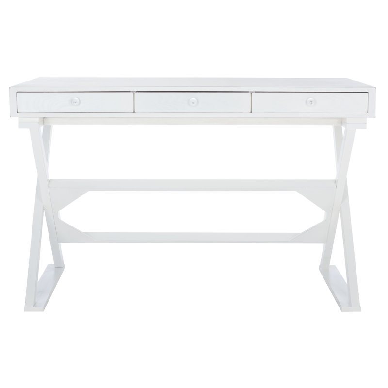 Abisha Writing Desk, White