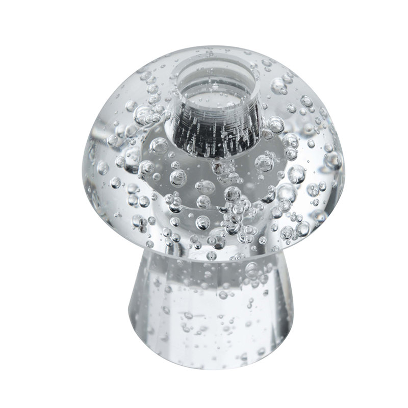 Porte-bougie conique 3,9 x 3,9 x 4,7 po en forme de champignon 6 ch / an