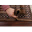 Tapis unique en laine noué à la main Balouch brun 2 pi 7 po x 3 pi 7 po New Age