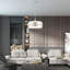 Lustre tambour 5 lumières Aliou-557886439