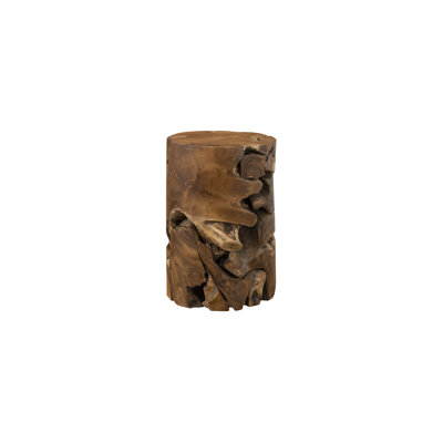 Table d'appoint ronde en teck