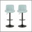 Ensemble de 2 tabourets de bar réglables Kovyn