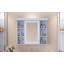 Armoire à pharmacie murale moderne avec porte miroir et 6 tablettes ouvertes Modern-328592899