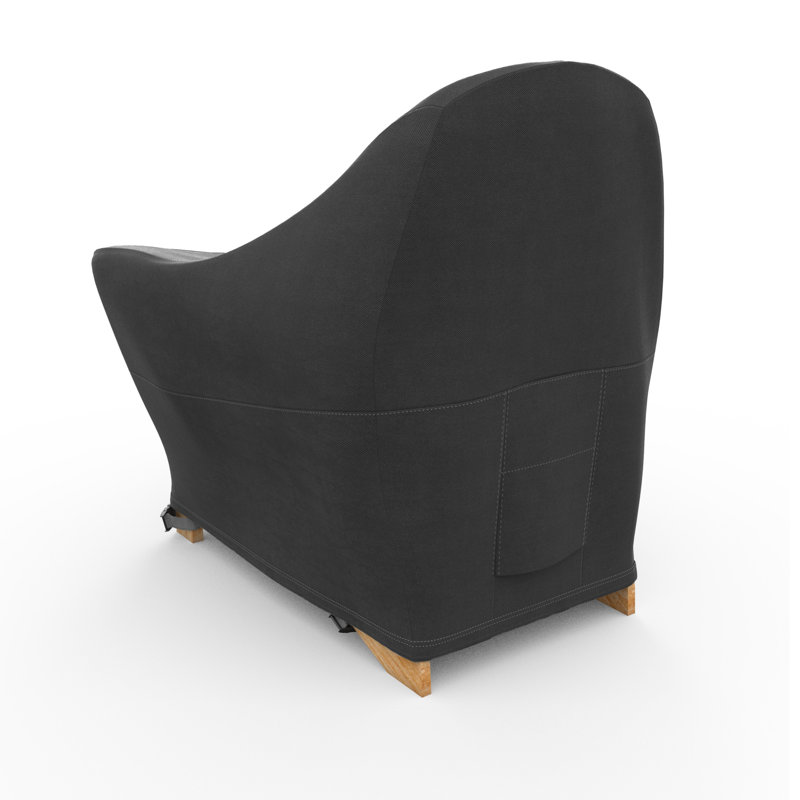 Set of 2 Adirondack Patio Chair Cover - Breathable, Heavy-Duty Cover with Water-Resistant PVC liner, Adjustable Elastic Hem, Click-Close Straps, and Air Vents - Hyslop Collection