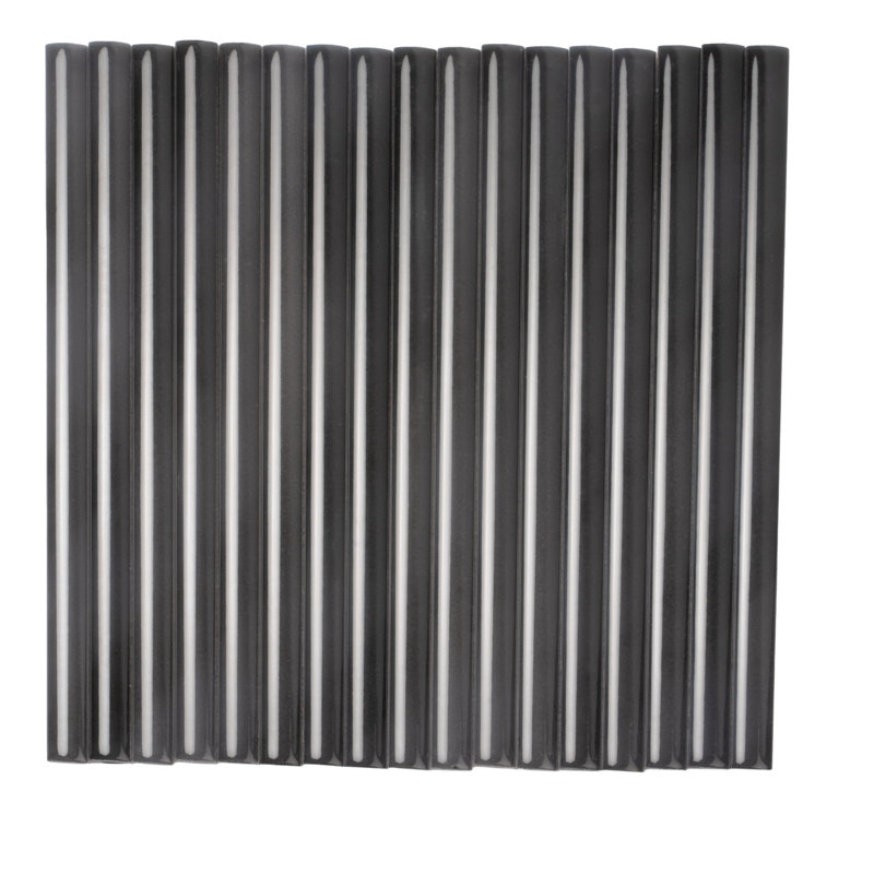Silken 8" x 0.5" Ceramic Pencil Liner, Black