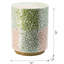 / Rose, table d'appoint cylindrique, beauté, 14 x 14 x 18 po, siège de jardin de table 13,2 lb, Art Radiance, 14 x 14 x 18 po, siège