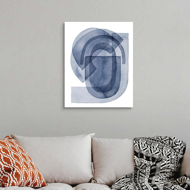 «Cool Gears II» par Grace Popp - reproduction d'art, Toile tendue, H 30 po x l 24 po x P 1,25 po