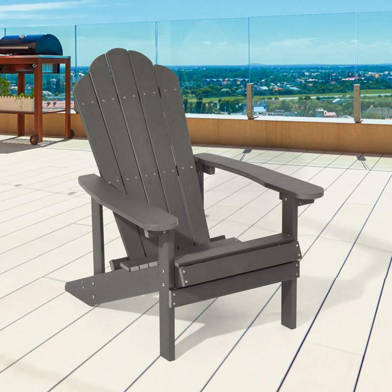 Chaise Adirondack Solvejg, Gris