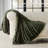 Ruched Bubble Faux Fur Throw Blanket-106358541-106358544