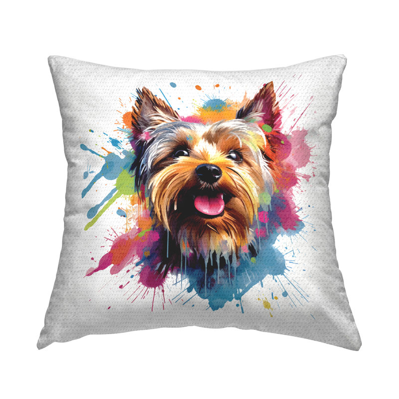 Abstract Outdoor Throw Pillow